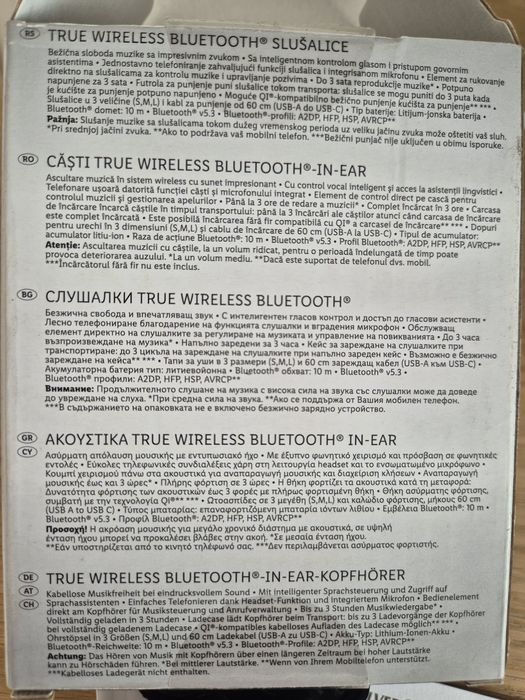 Casti wireless bluetooth Silver Crest