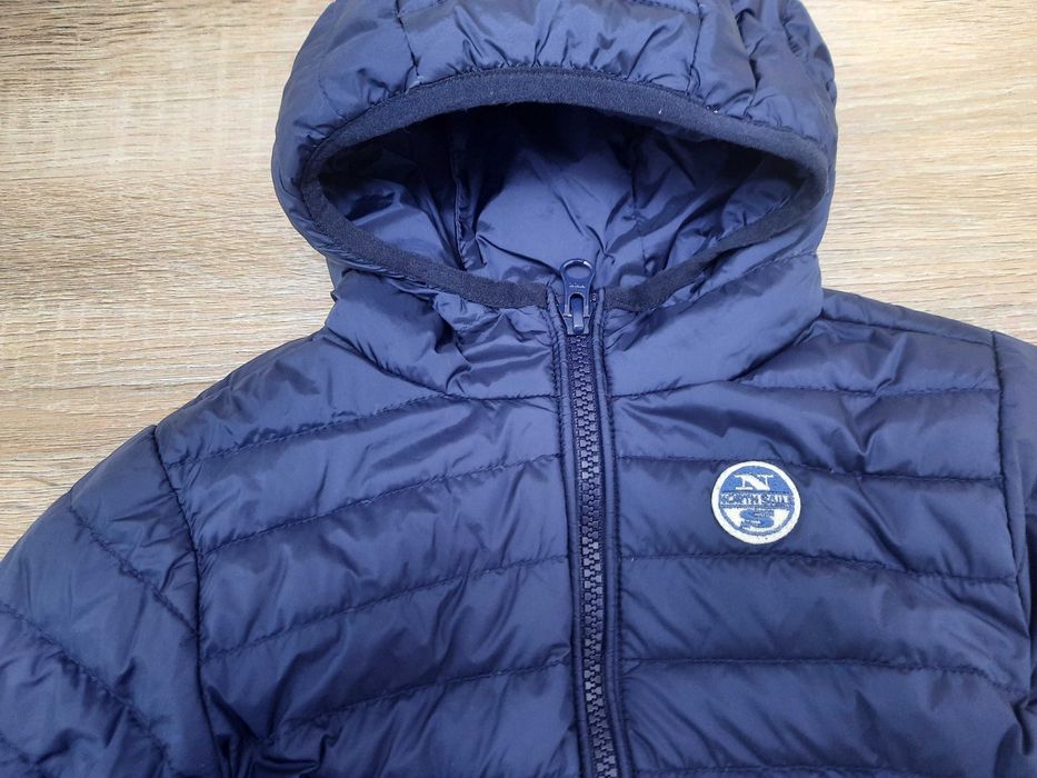 Geaca primavara matlasata cu gluga bebelus,North Salis, marimea 12luni