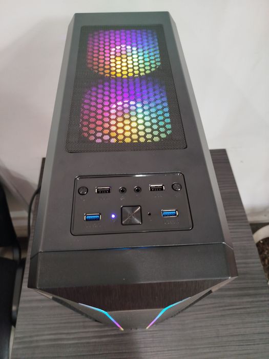 PC Gaming RGB RTX 3060 Ti Gigabyte Gaming OC 8GB, i7-7700K, 16GB RAM, SSD 512GB, Corsair 600W