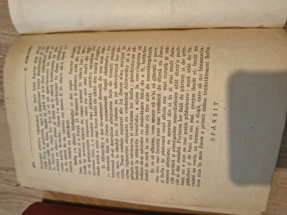 Cărți vechi...Tom Jones 1943 editura națională Gh Mecu