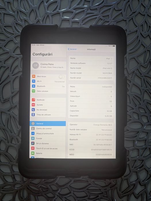 Ipad mini 3 de 16GB