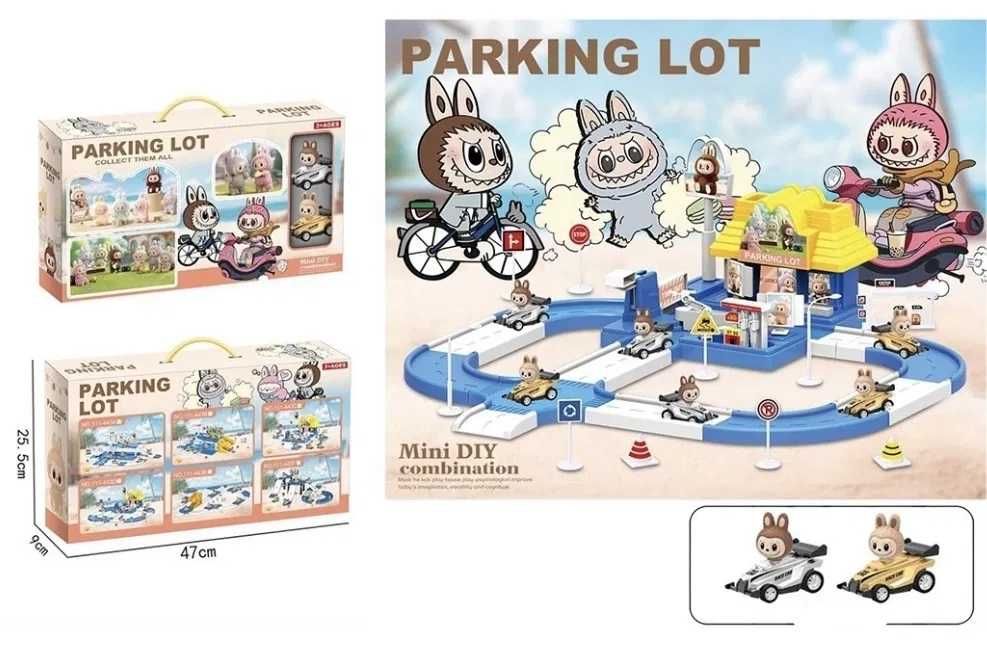 Паркинг писта с коли Лабубу, Labubu