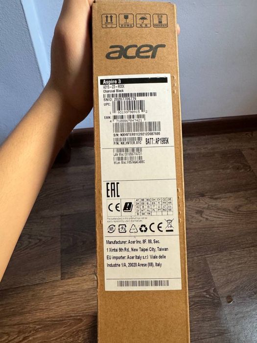 Ноутбук Acer Aspire 3  Charcoal Black