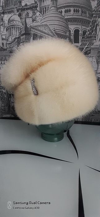Женская норковая шапка