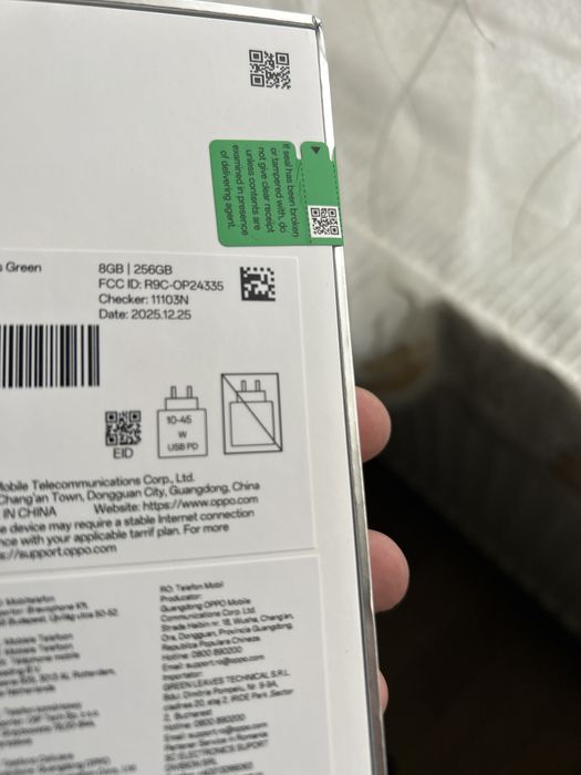 Oppo Reno 14F, garantie si factura