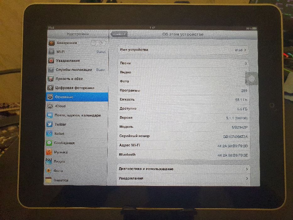 iPad 1 sotuvda! Qurilma zo‘r saqlangan, ishlashi a’lo darajada.