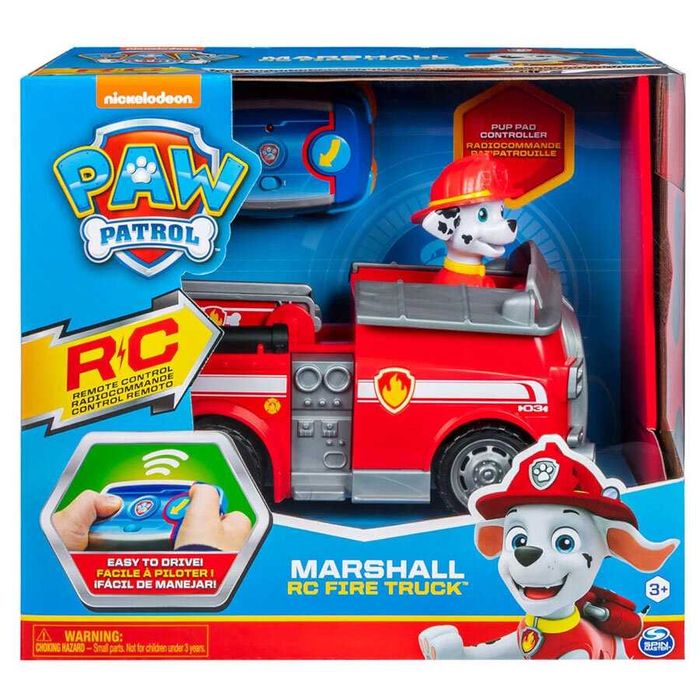 Кола с дистанционно Spin Master Paw Patrol Чейс Маршал - 2вида