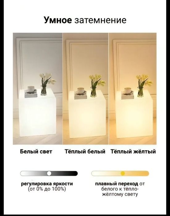 Led куб с подсветкой новый