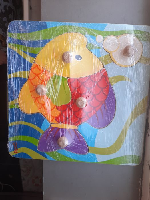 Дървени пъзели, дървено влакче