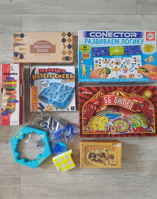 Продам настольные игры для мальчиков игрушки пакет
