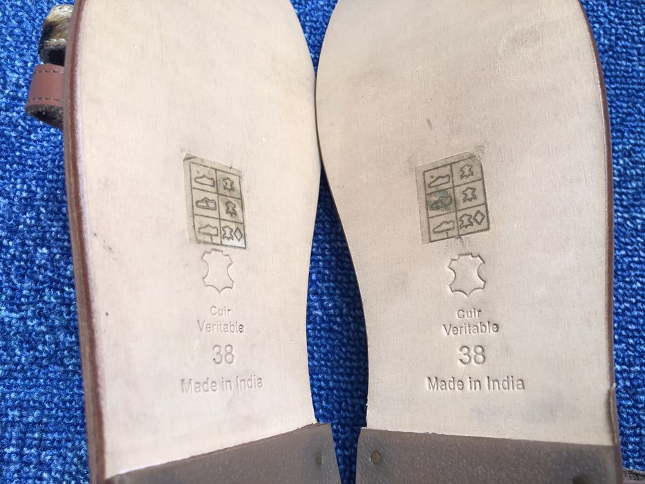 Les Bagatelles Bleecker Sandals дамски сандали от естествена кожа 38