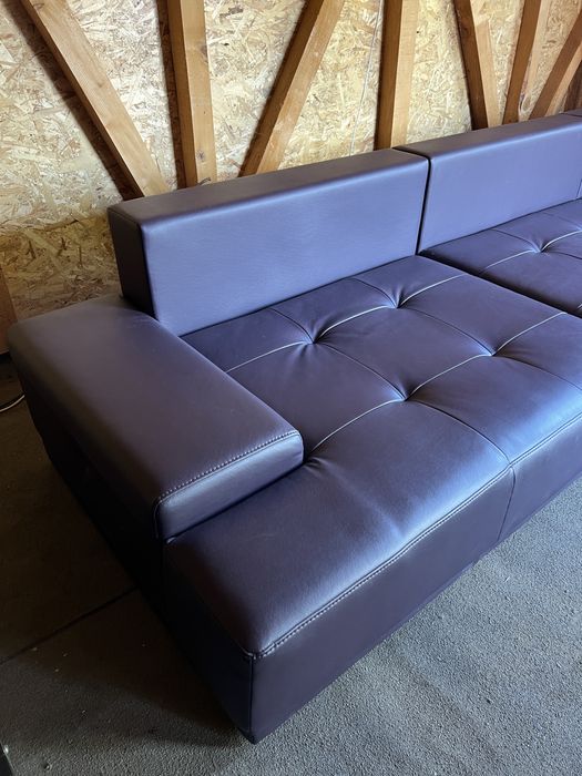 Coltar living din piele