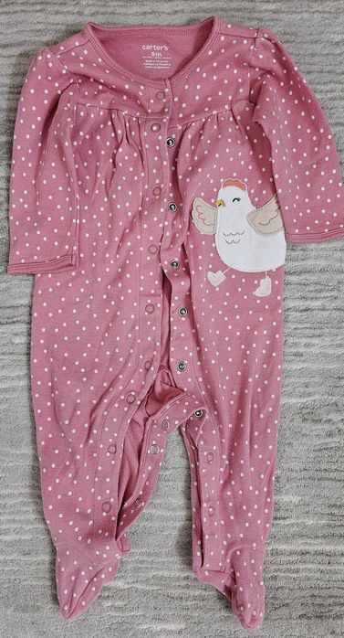 Set 4 pijamale fetite marime 3-6 luni