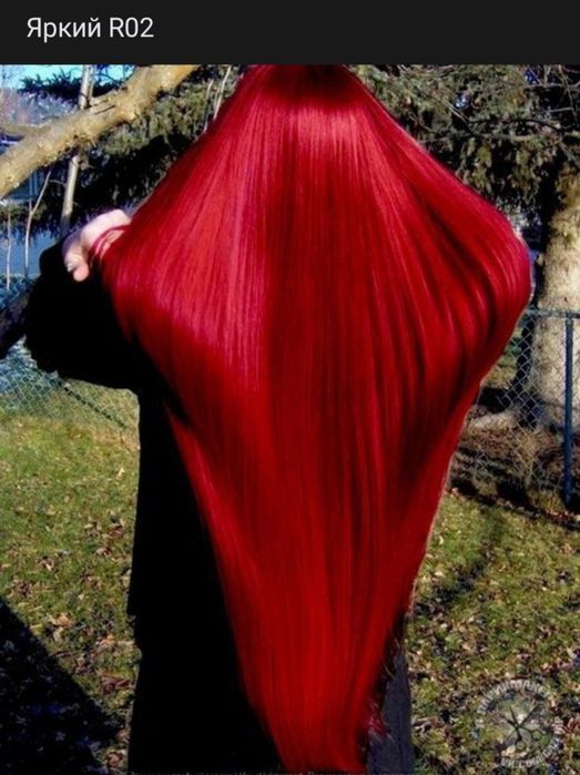 Стойкая краска для волос Anthocyanin R02 — Pure Red (ярко-красный)