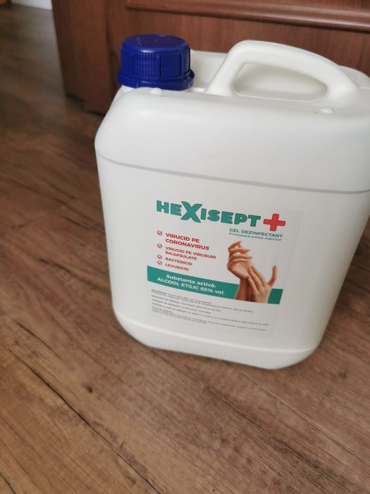 Vând gel dezinfectant HEXISEPT+ bidon de 5l