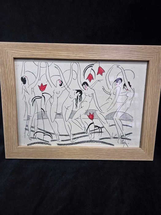 Tablou original – „Dansul Siluetelor” de Piliuță