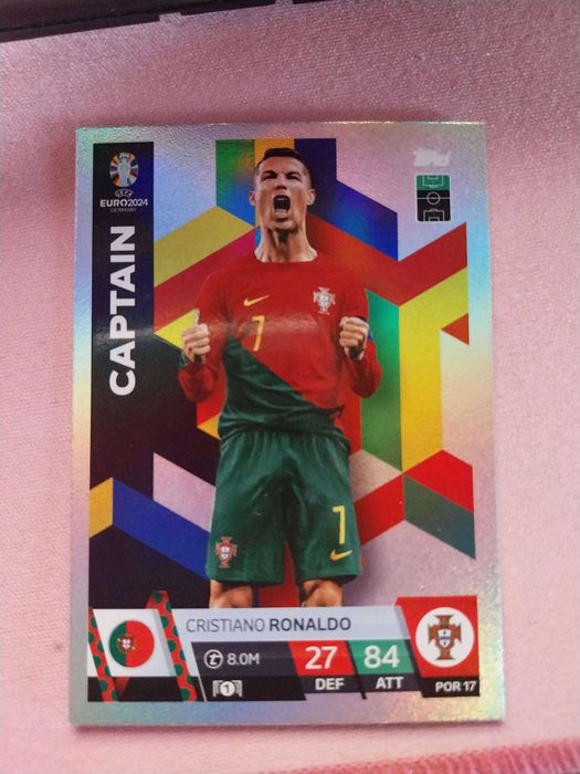 CAPTAIN Cristiano RONALDO Match Attax UFEA EURO 2024 Germany Euros 24