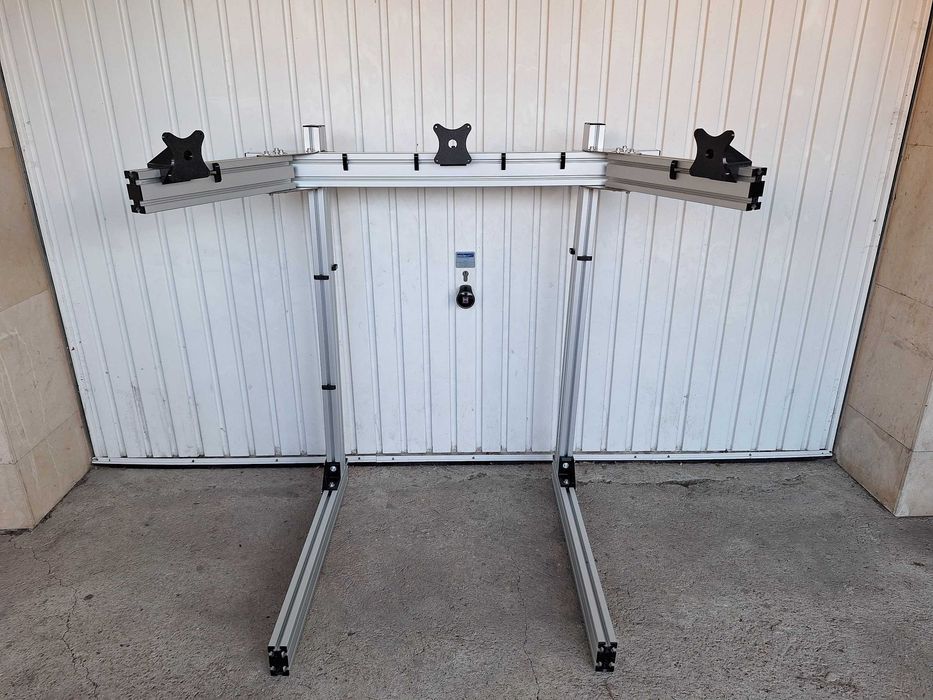 Simracing cockpit, монитор стойка, аксесоари