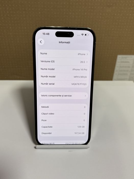 MDM vinde: Iphone 14 Pro, 128GB, Gold.