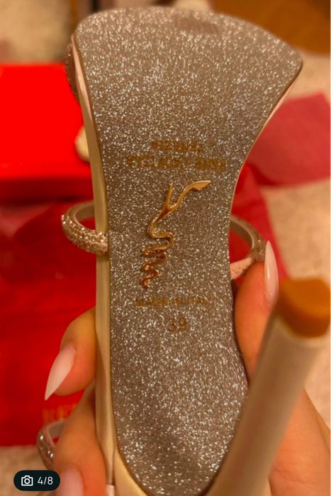 Sandale Rele Caovilla piele naturala pe stoc