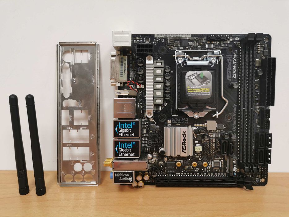 Asrock Z270M-ITX/ac дънна платка за Intel процесори сокет 1151