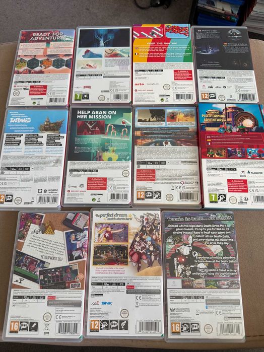 11 игри Nintendo Switch комплект