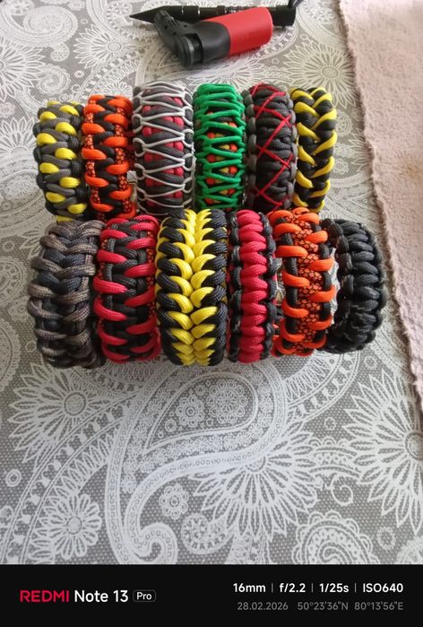 Браслеты паракорд