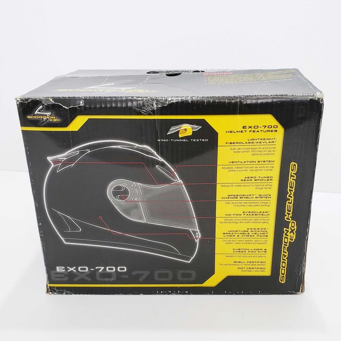 Scorpion EXO-700 TECH Каска за Мотор Мотоциклет Шлем L