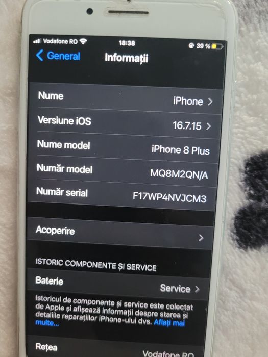 Iphone 8 plus utilizat
