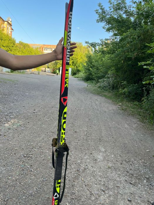Новые лыжи с палками