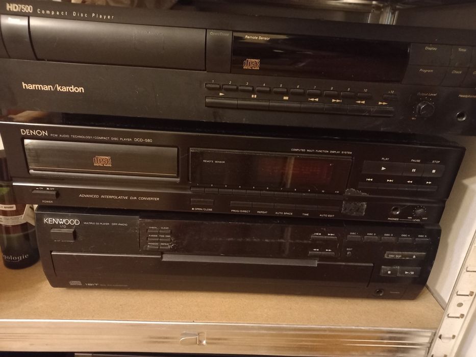 Cd player denon harman kardon kennwood 5disk