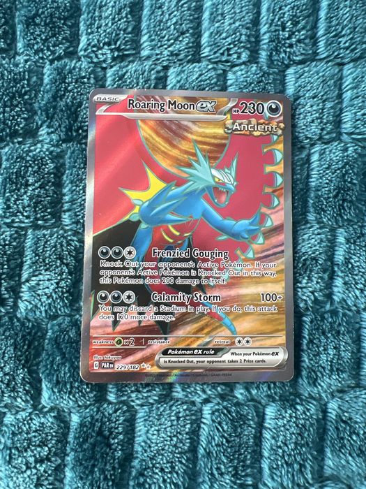Carte Pokemon Roaring Moon ex Special Illustration Rare 229/182