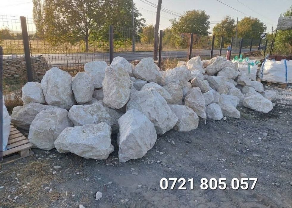 Bolovani ornamentali ideală pentru decor,  iazuri, zidari, garduri, fântâni etc
