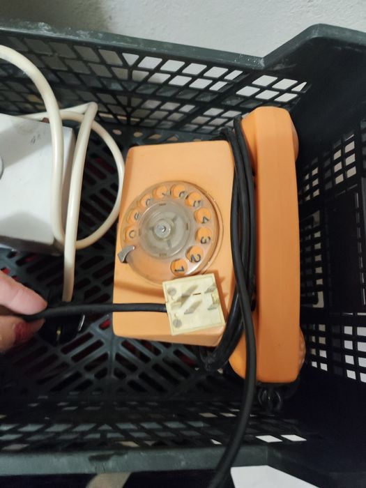 Ретро телефон с шайба
