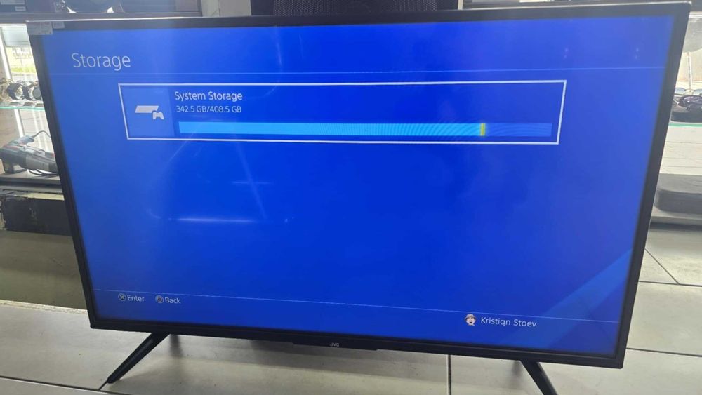 Sony PlayStation 4 Slim Jet Black 500GB + 1бр Контролер и FIFA 20