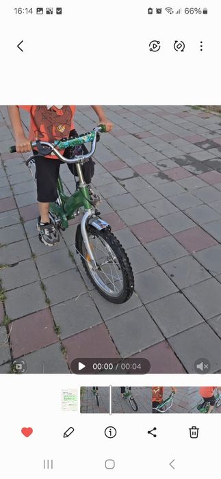 Детский велосипед на  4-6 лет