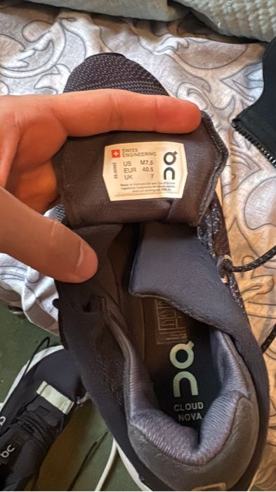 On cloud mens кроссовки бу