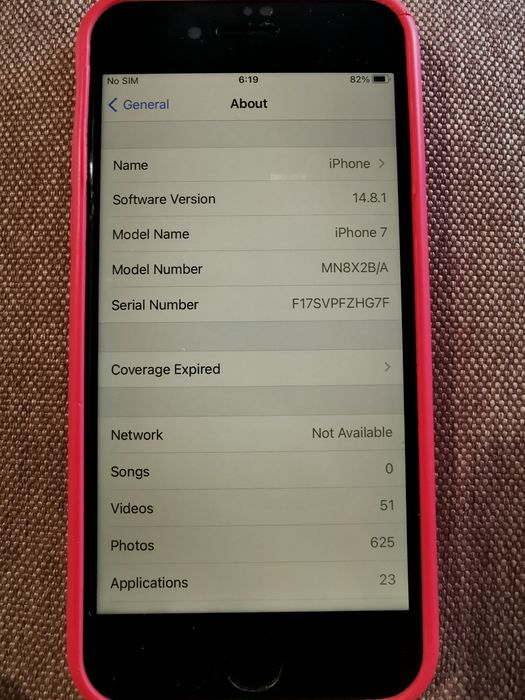 I phone 7 32 GB черен за части