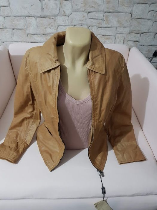 Geaca din piele naturala Made in Italy,noua cu eticheta