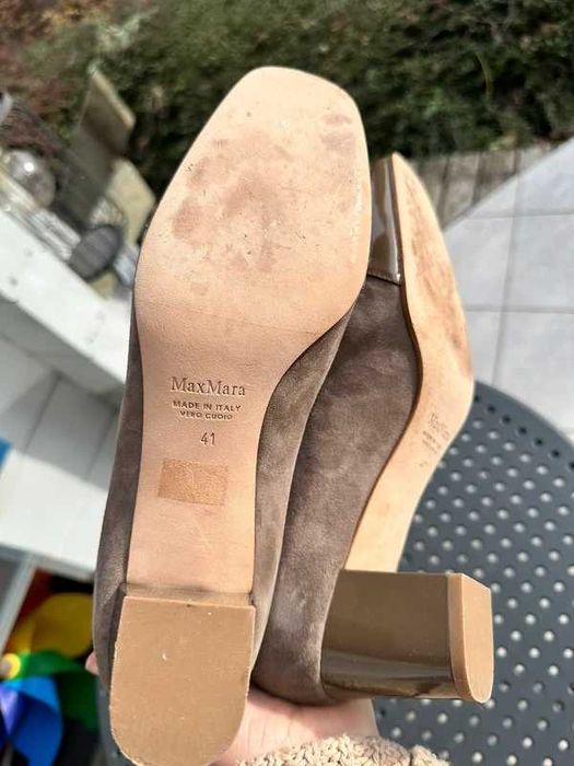 Max Mara Original Size 41.5. 100% Кожа Нови обувки