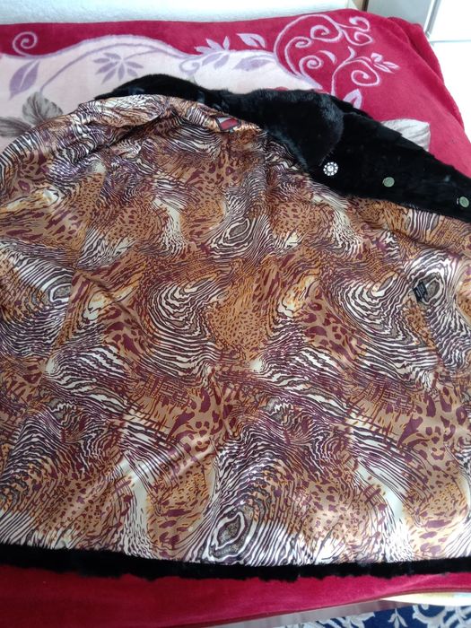 Норковая шуба кусковая