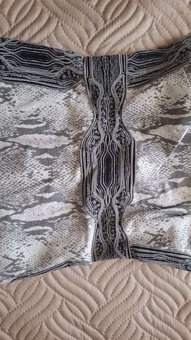 Прекрасна рокля без ръкав DANE VON  FURSTENBERG, змийски принт