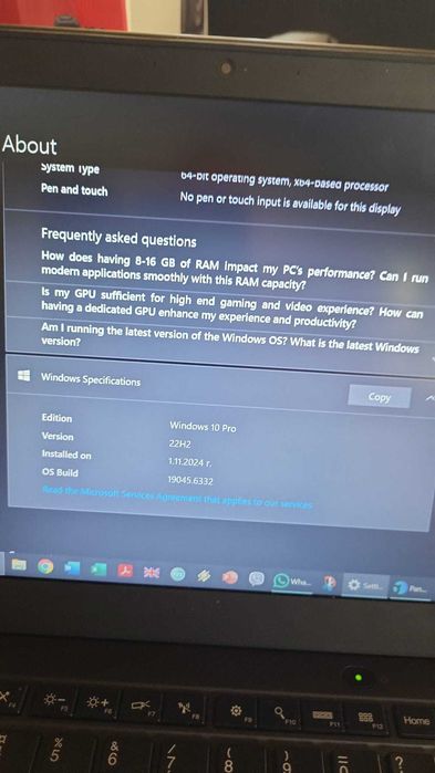 Бизнес лаптоп Lenovo ThinkPad X1 Carbon (Gen 3) / i7 / 8GB RAM / Лицензиран Windows