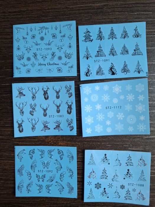 Водни стикери за нокти