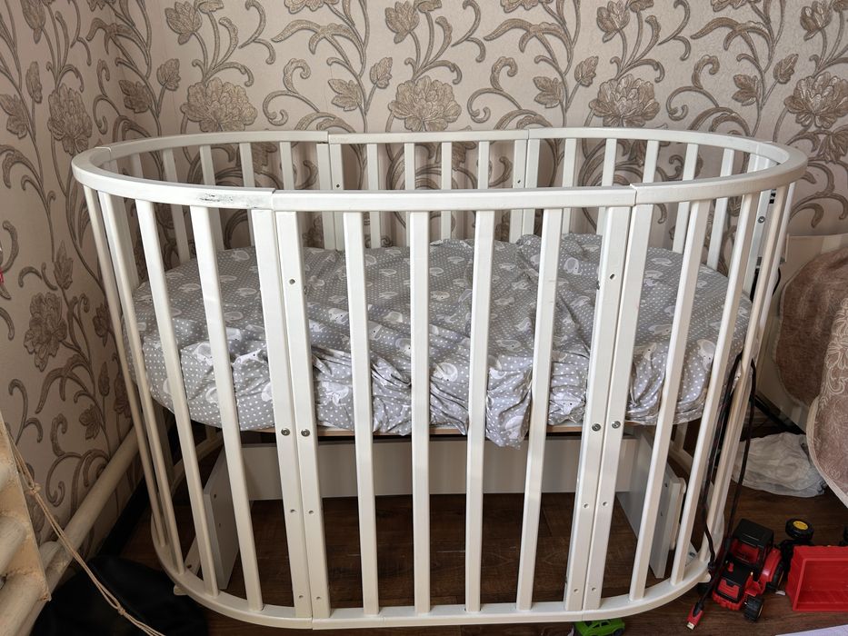 Кроватка детская 3в1 манеж