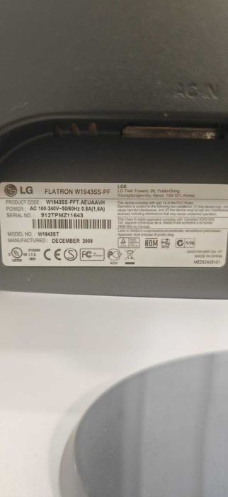 Монитор LG W1943SS-PF