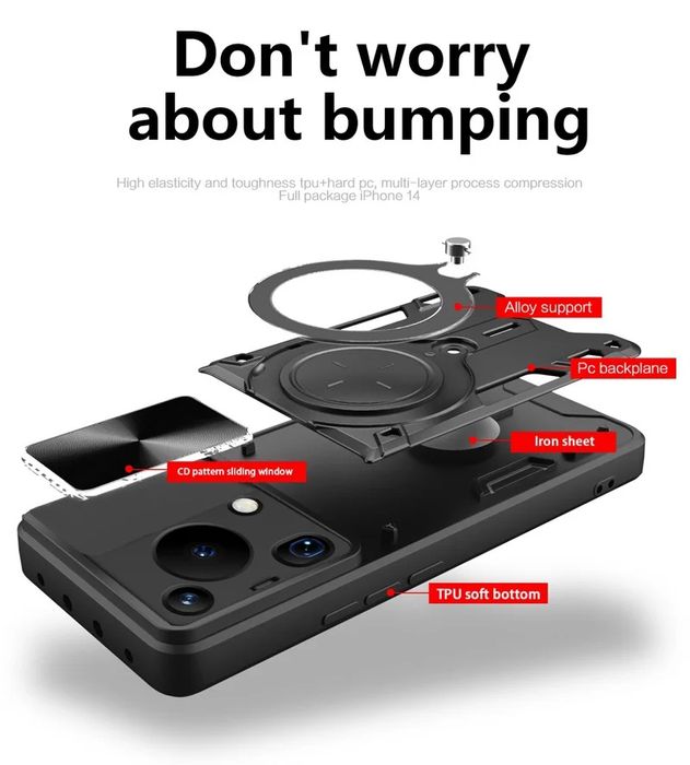 Huawei Pura 80 70 Pro / Ultra /GIANT RING Удароустойчив кейс с пръстен