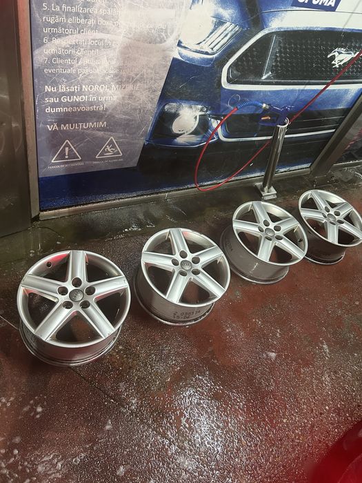 Set jante originale Audi S-line R17 5x112 , 7.5J x 17H2, A6, A4 B6,