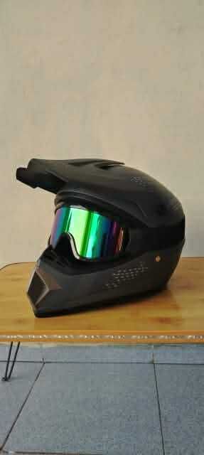Casca moto/enduro/atv    +ochelari