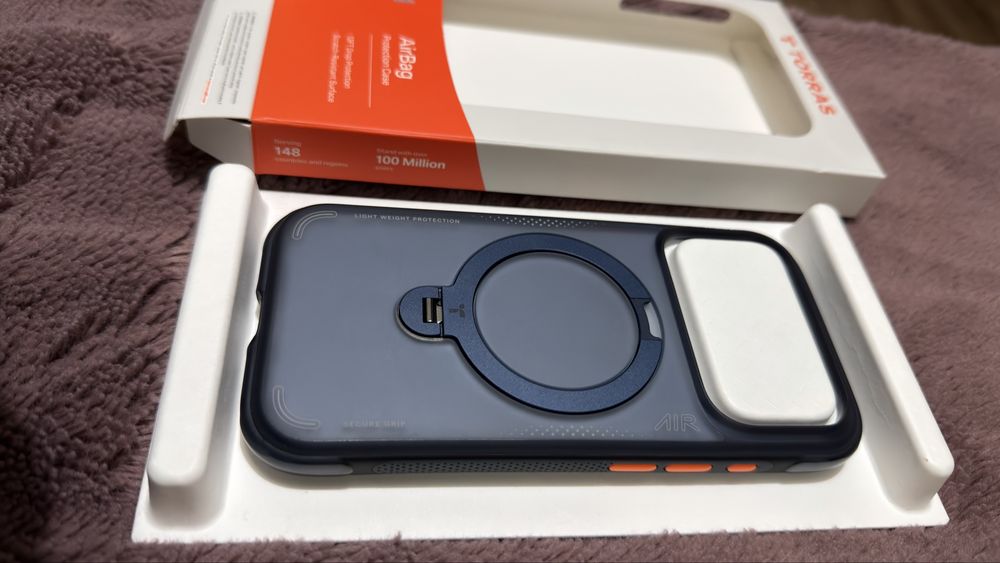 NOU LA CUTIE Husa pentru iPhone 18 Pro / iPhone 17 Pro Torras Ostand Q3 Air Series